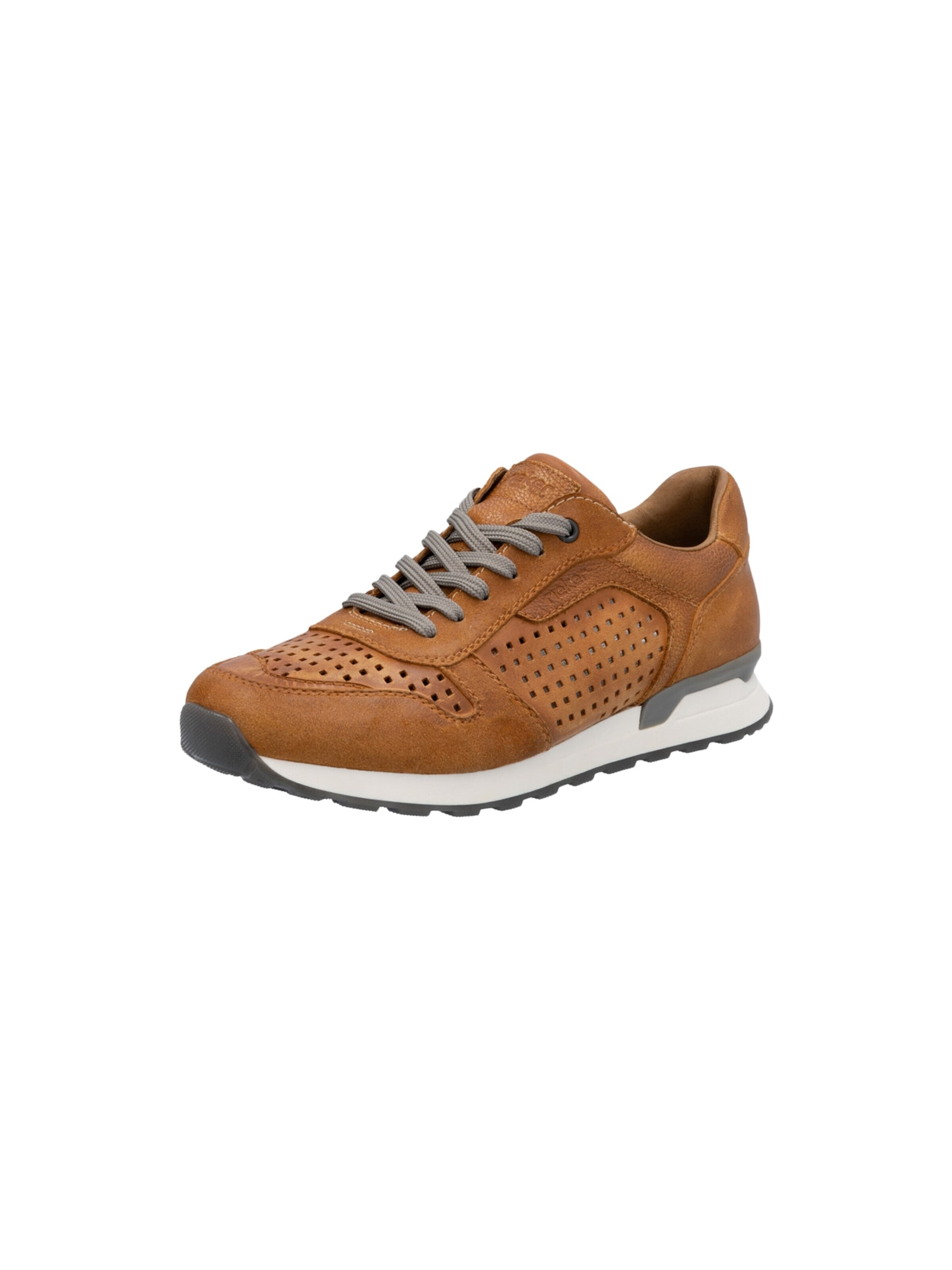 Rieker - Calzado deportivo con cordones 'Sneaker aus Sheepsuede-Leder' en marrón