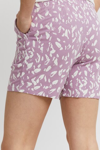 ICHI Regular Shorts 'IHLISA' in Lila