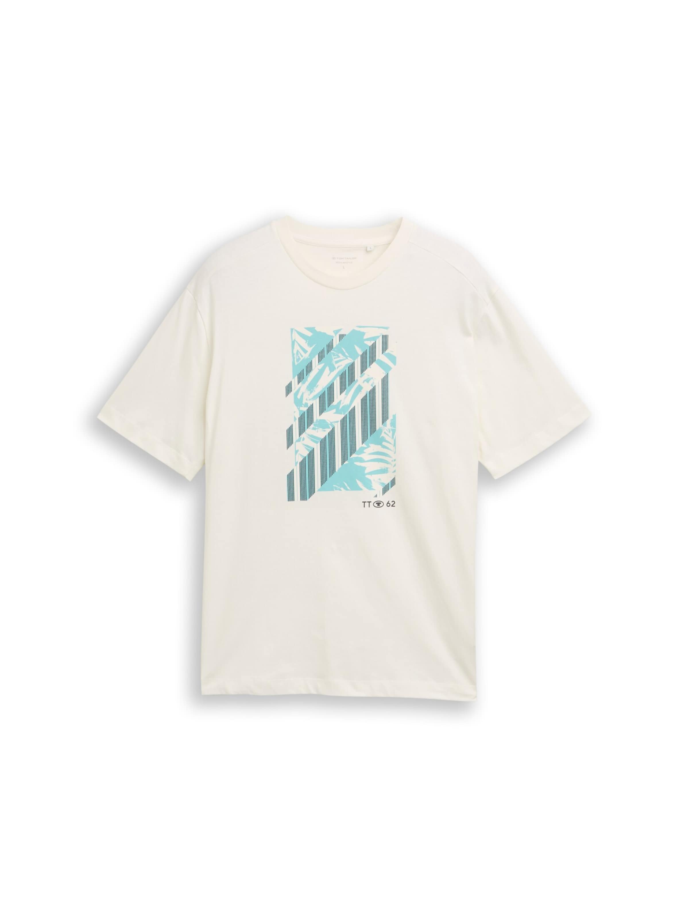 T-Shirt TOM TAILOR en marron : devant