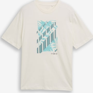 T-Shirt TOM TAILOR en marron : devant