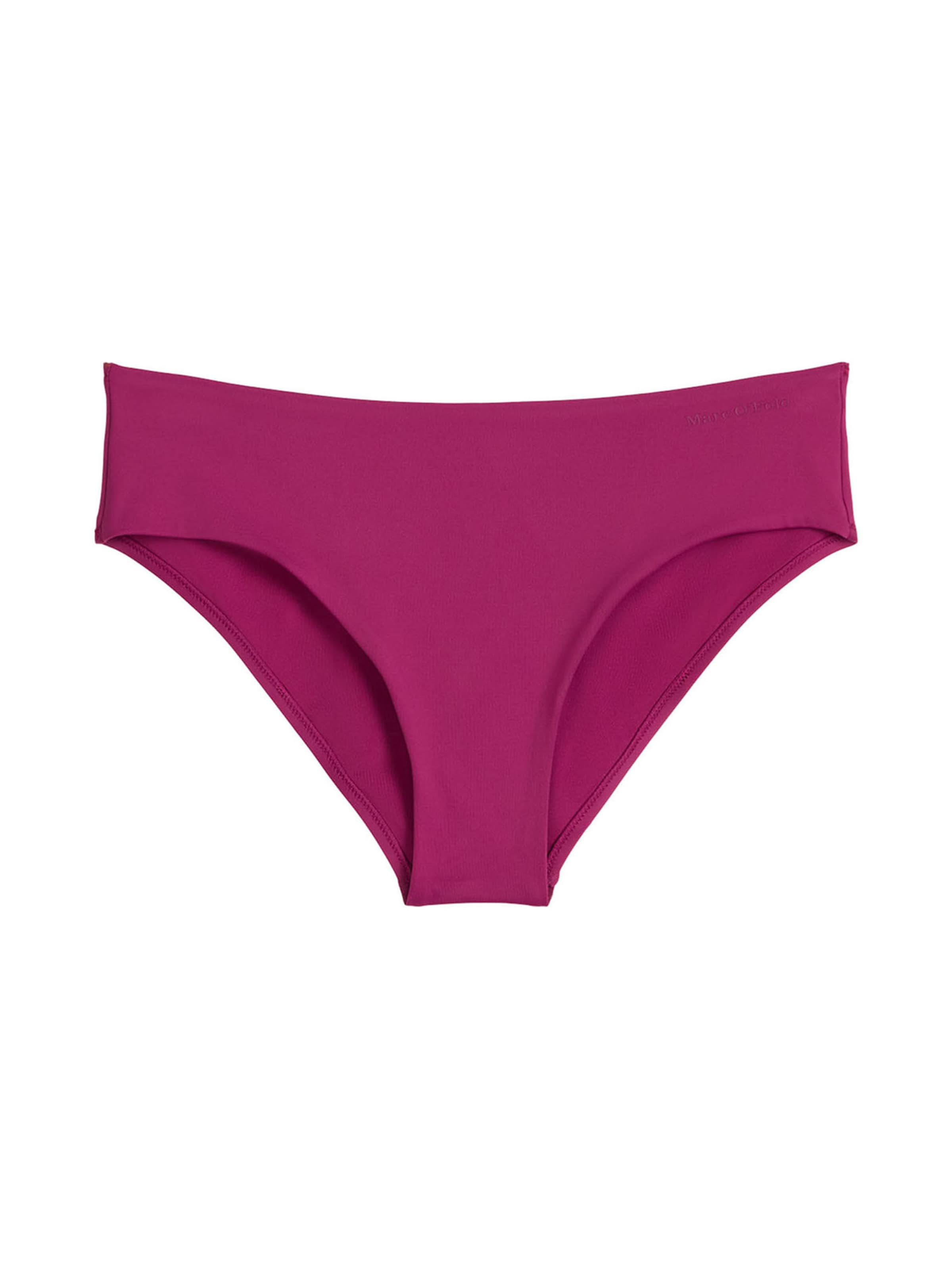 Bas de bikini ' Abstract Leaf ' Marc O'Polo en rose : devant