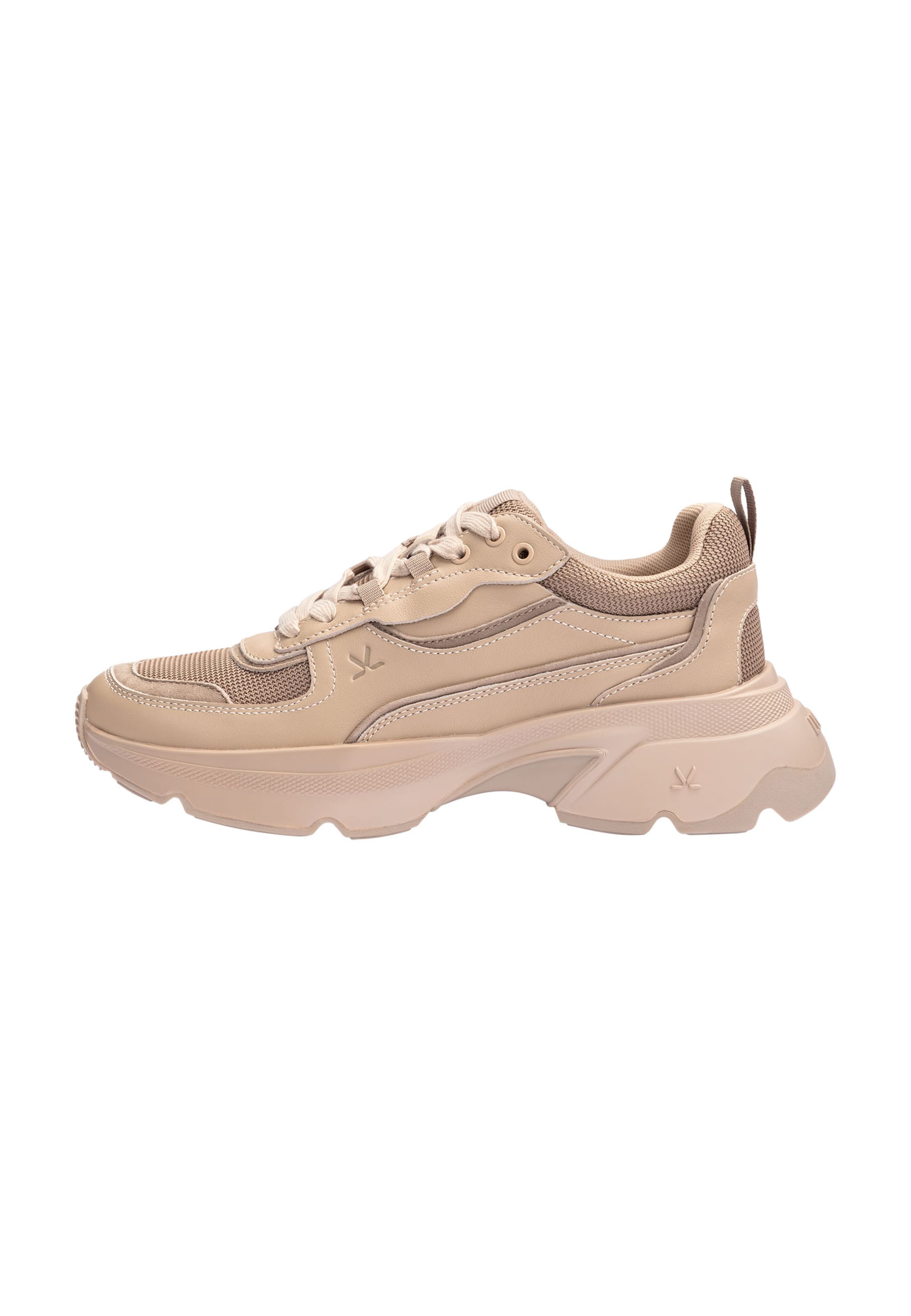 LLOYD Platform trainers 'TESSO ERA' in Beige: front