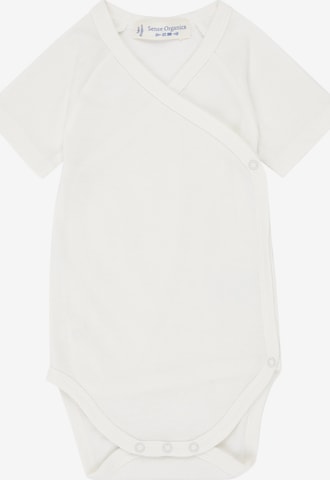 Sense Organics Romper/bodysuit 'Ygon' in White: front