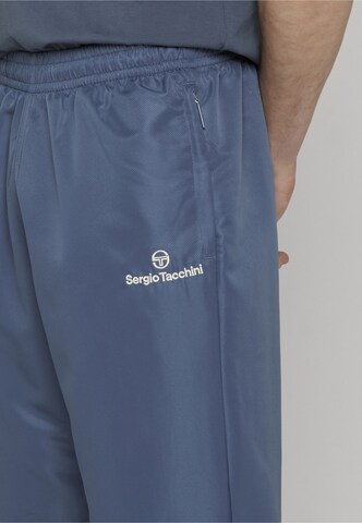 Sergio Tacchini Tapered Workout Pants 'Carson' in Blue