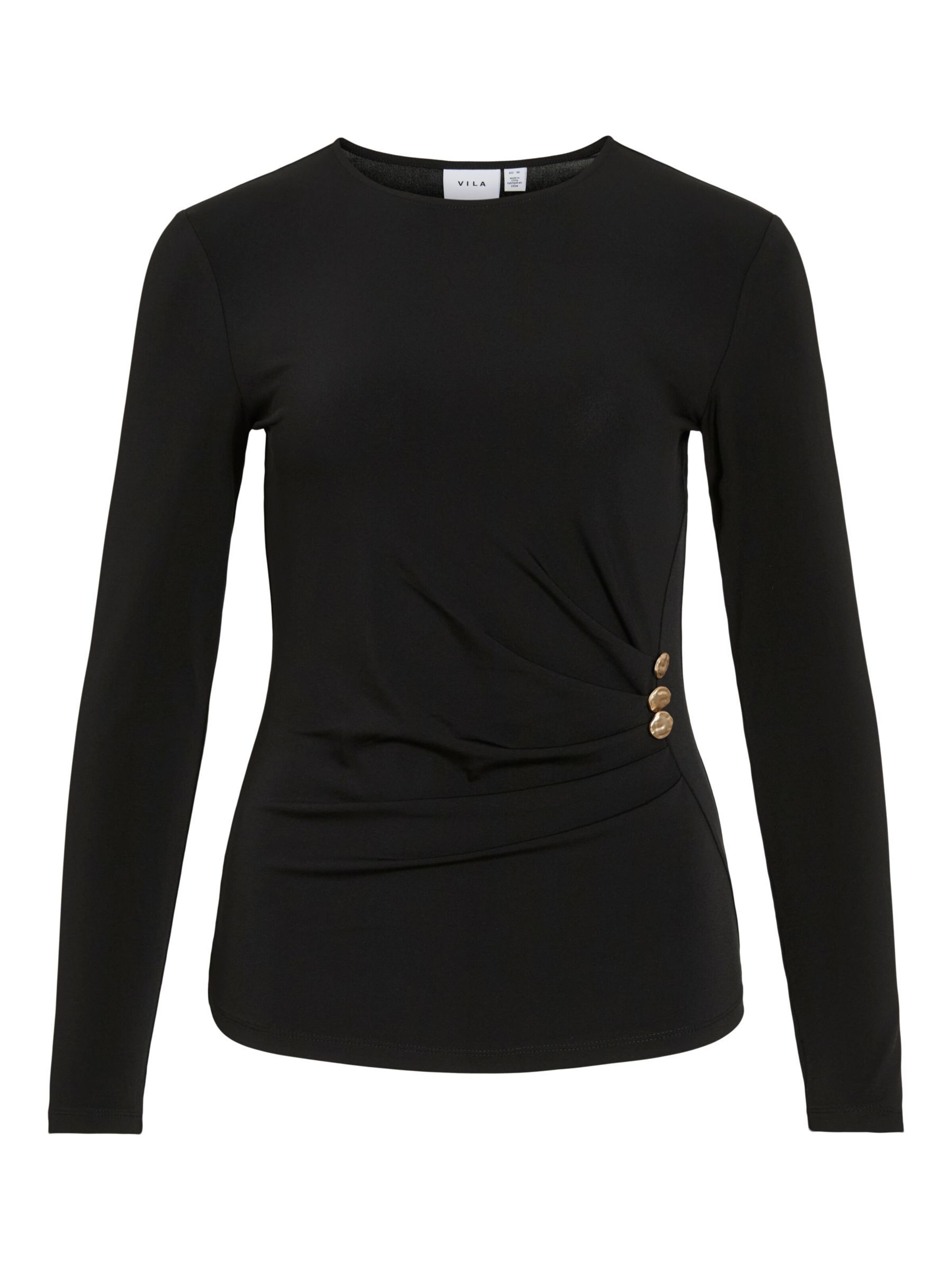 VILA Camiseta 'VIGENEA' en negro, Vista del producto