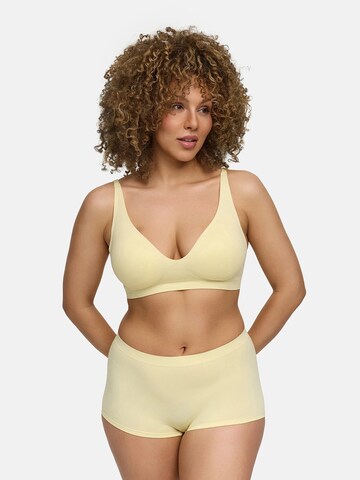 Culotte 'Seamless Hipster Pant' cfab en jaune : devant