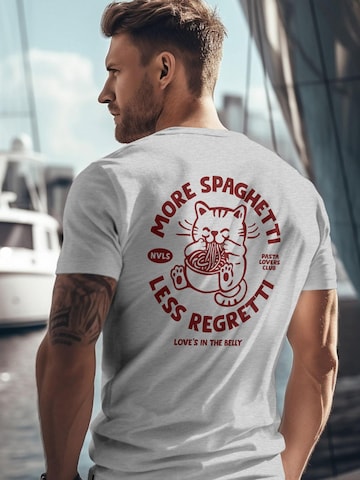 Neverless Shirt 'spaghetti' in Grey