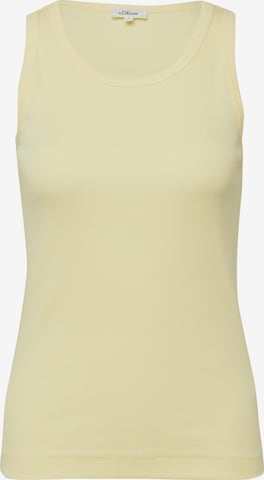 s.Oliver Top in Gelb: Vorderseite