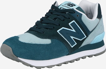 new balance Низкие кроссовки в Синий: спереди