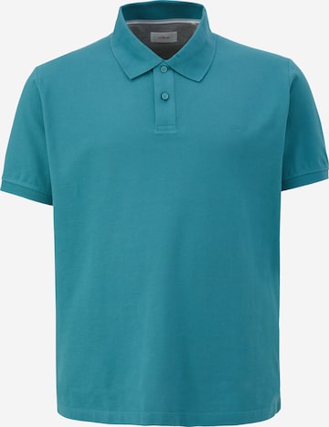 s.Oliver Men Big Sizes Shirt in Green: front