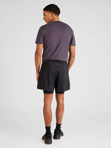 ADIDAS PERFORMANCE regular Sportsbukser i sort