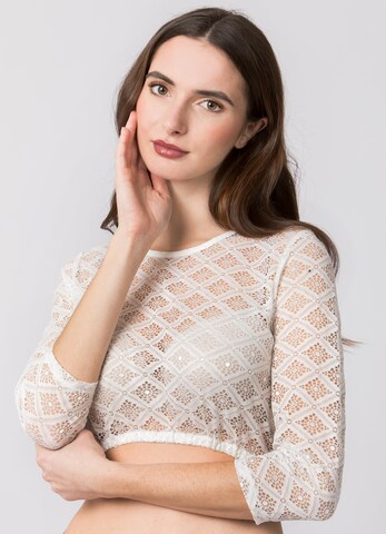 STOCKERPOINT Trachtenbluse 'Holly' in Beige: Vorderseite