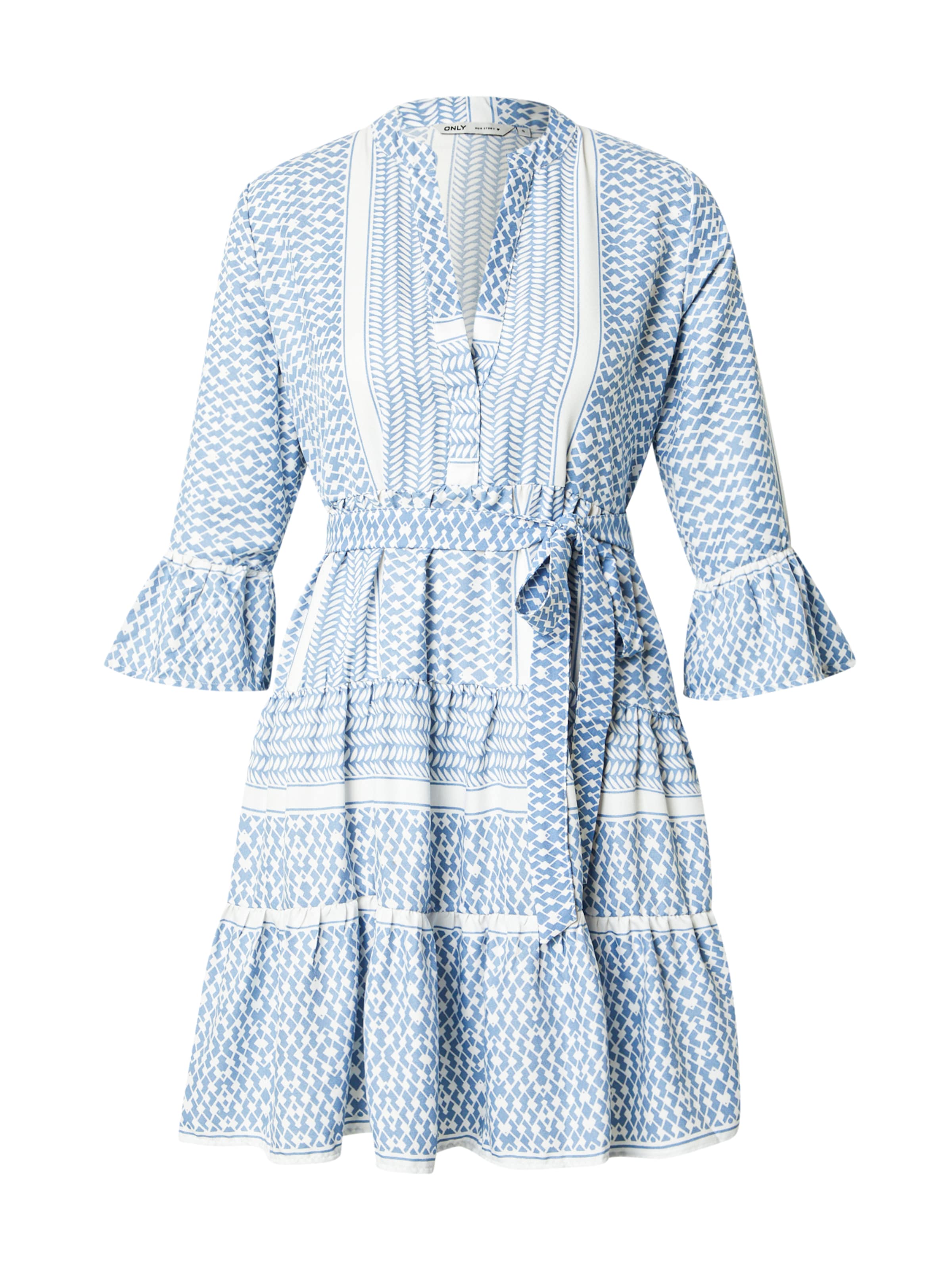 ONLY Košilové šaty 'Athena' – modrá: přední strana