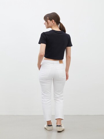 MANUKA Skinny Broek in Wit