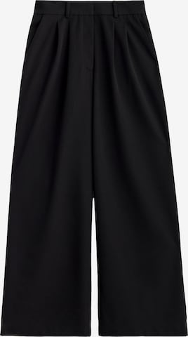 Bhoem Wide Leg Hose in Schwarz: Vorderseite