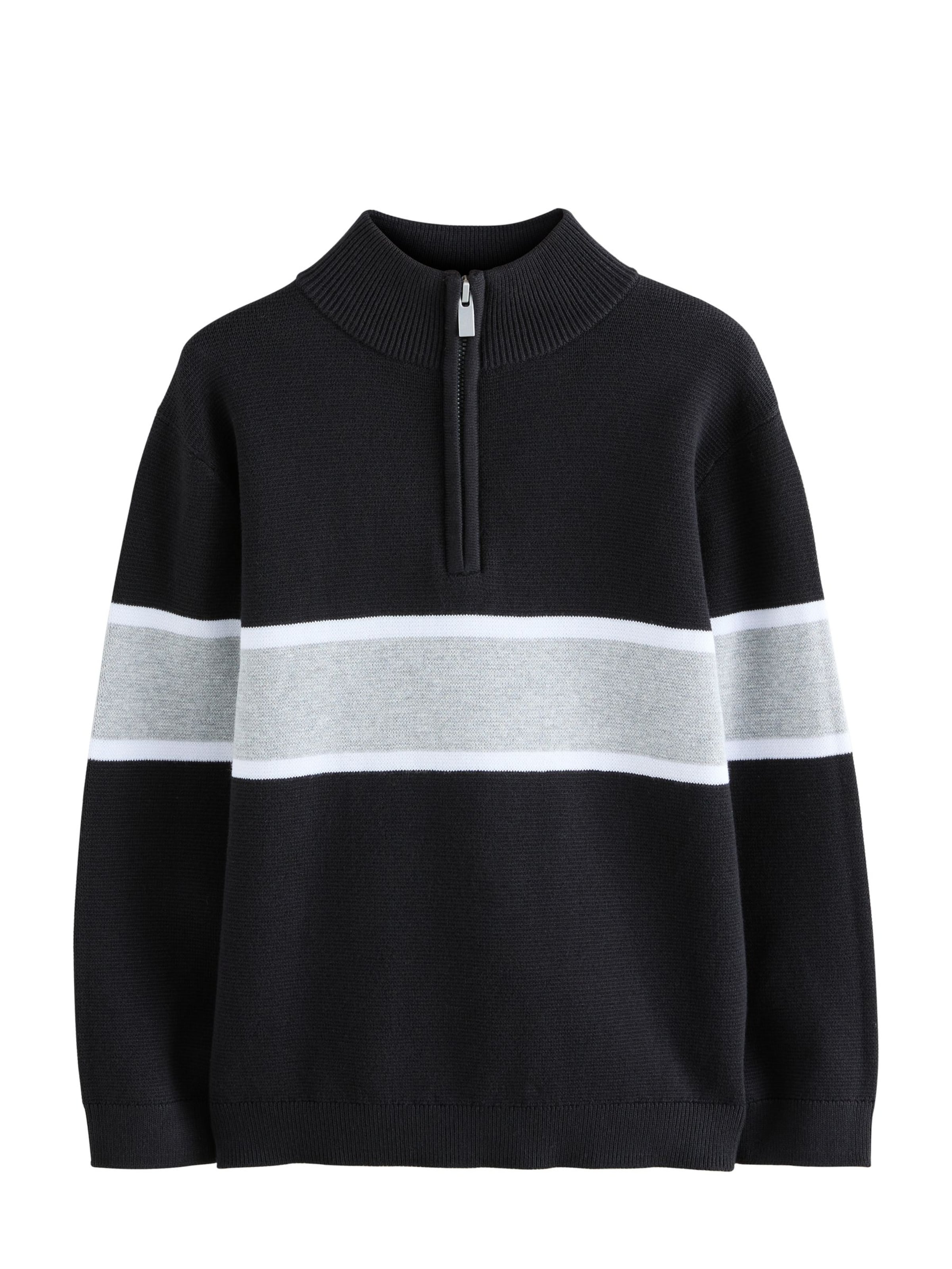 melns Next Džemperis: no priekšpuses