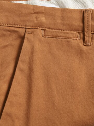 JACK & JONES Regular Chino trousers 'Ollie' in Brown