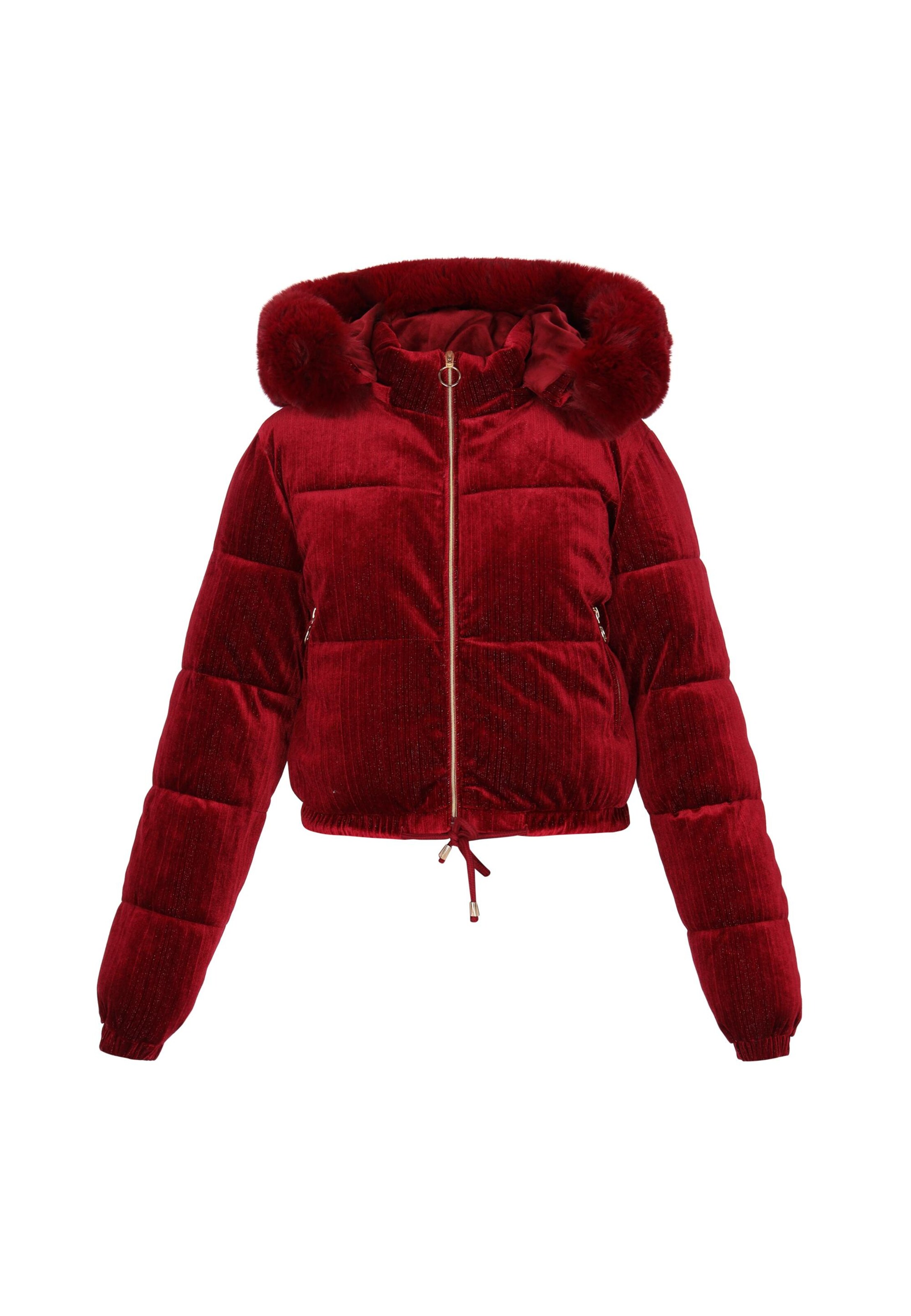 taddy Winter Jacket in Red: front