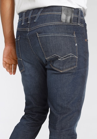 Slimfit Jeans 'Anbass' de la REPLAY pe albastru