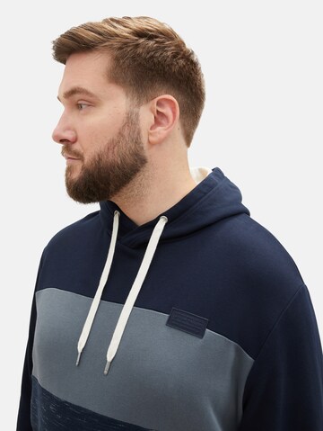 Sweat-shirt TOM TAILOR Men + en bleu