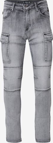 KOROSHI Skinny Cargofarkut värissä harmaa: etupuoli