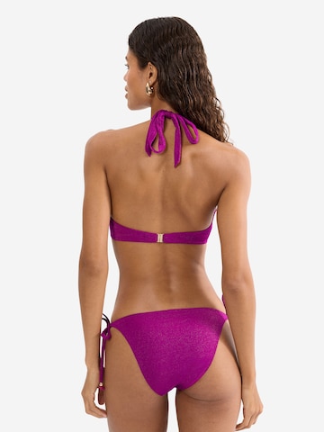 TRIUMPH Bandeau Bikinitop ' Red Label Summer Sunset ' in Lila