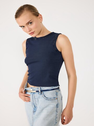 No Matter What Top in Blue