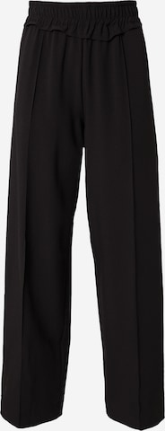 Regular Pantalon à plis TOPSHOP en noir : devant