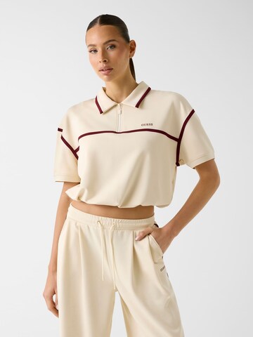 GUESS Shirt in Beige: front