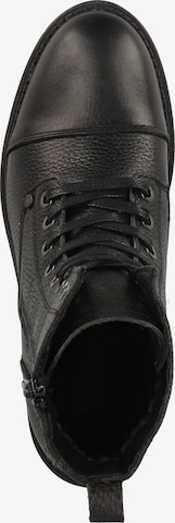 BULLBOXER Lace-Up Ankle Boots in Black