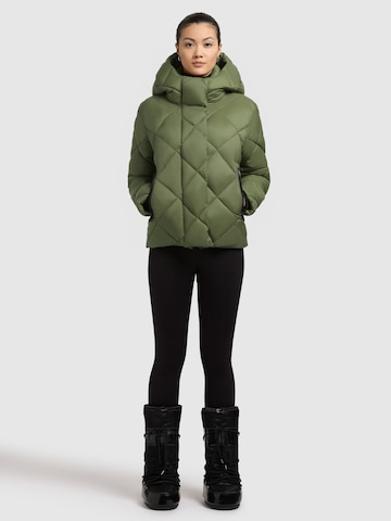 Veste d’hiver 'Lilian' khujo en vert