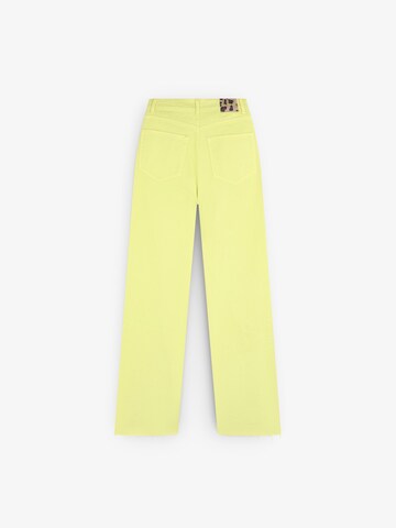 Scalpers Wide leg Byxa i gul