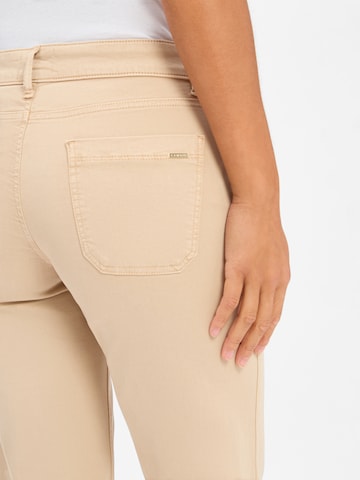 Cambio Boot cut Jeans ' Tess ' in Beige