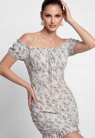 faina - Vestido 'Festive' em branco