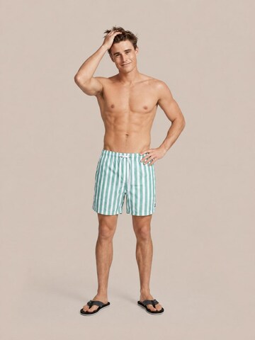 Suitable Board Shorts in Green: front