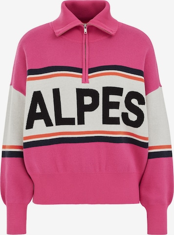 rožinė WE Fashion Megztinis: priekis