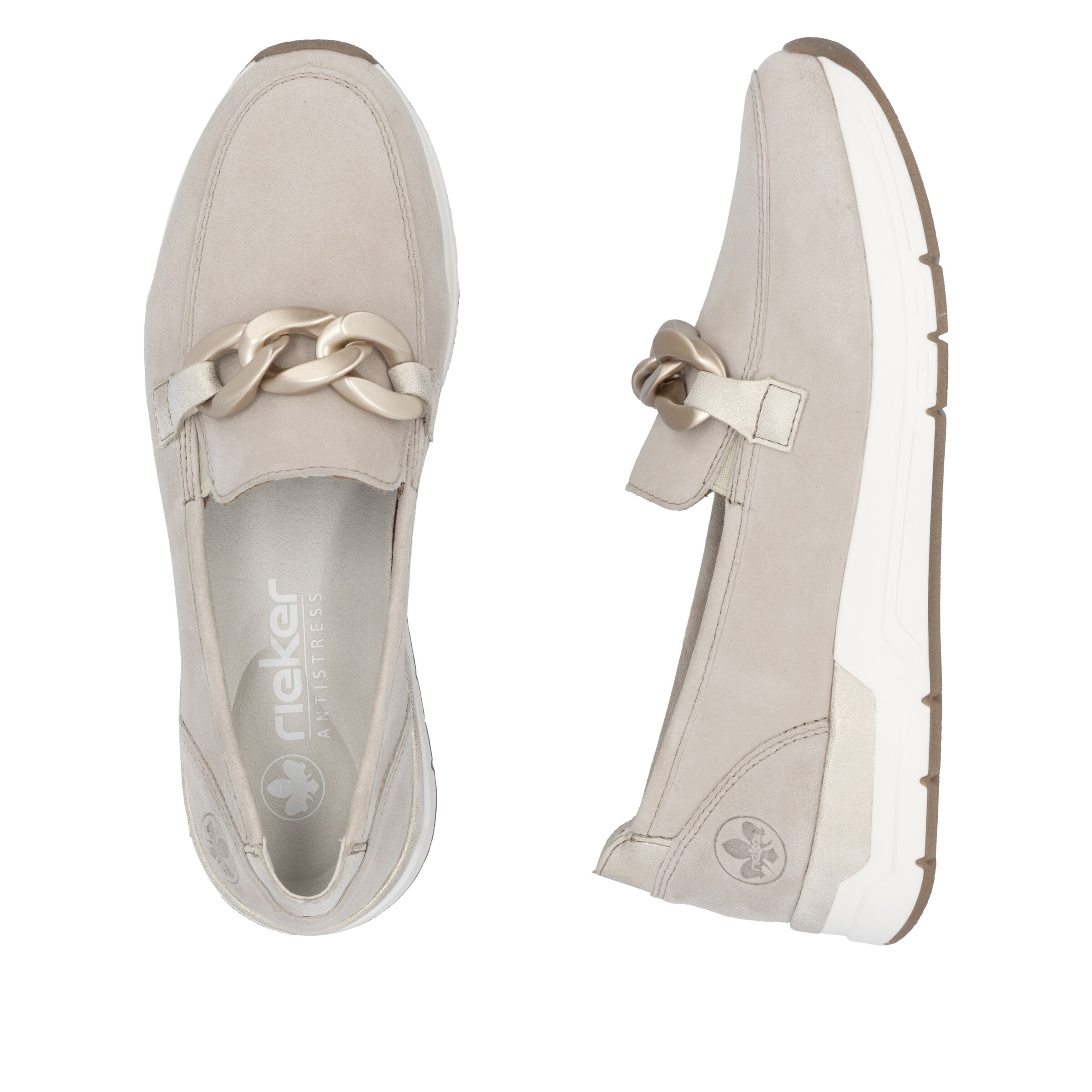 Chaussure basse Rieker en beige