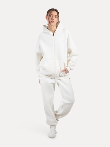 Smilodox Sweat jacket in White