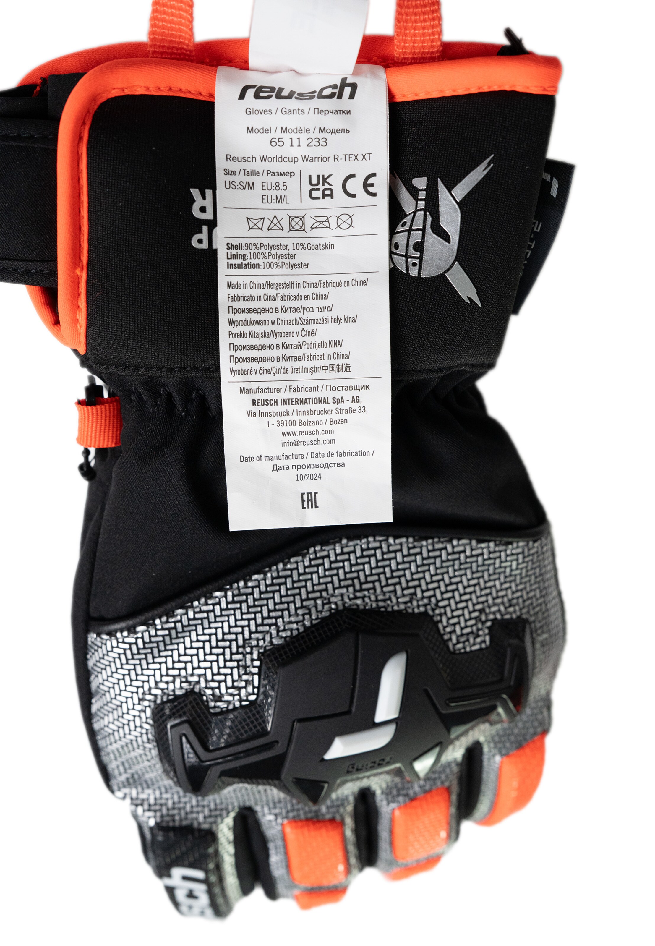 REUSCH Sporthandschoenen 'Worldcup Warrior R-TEX® XT' in Grijs