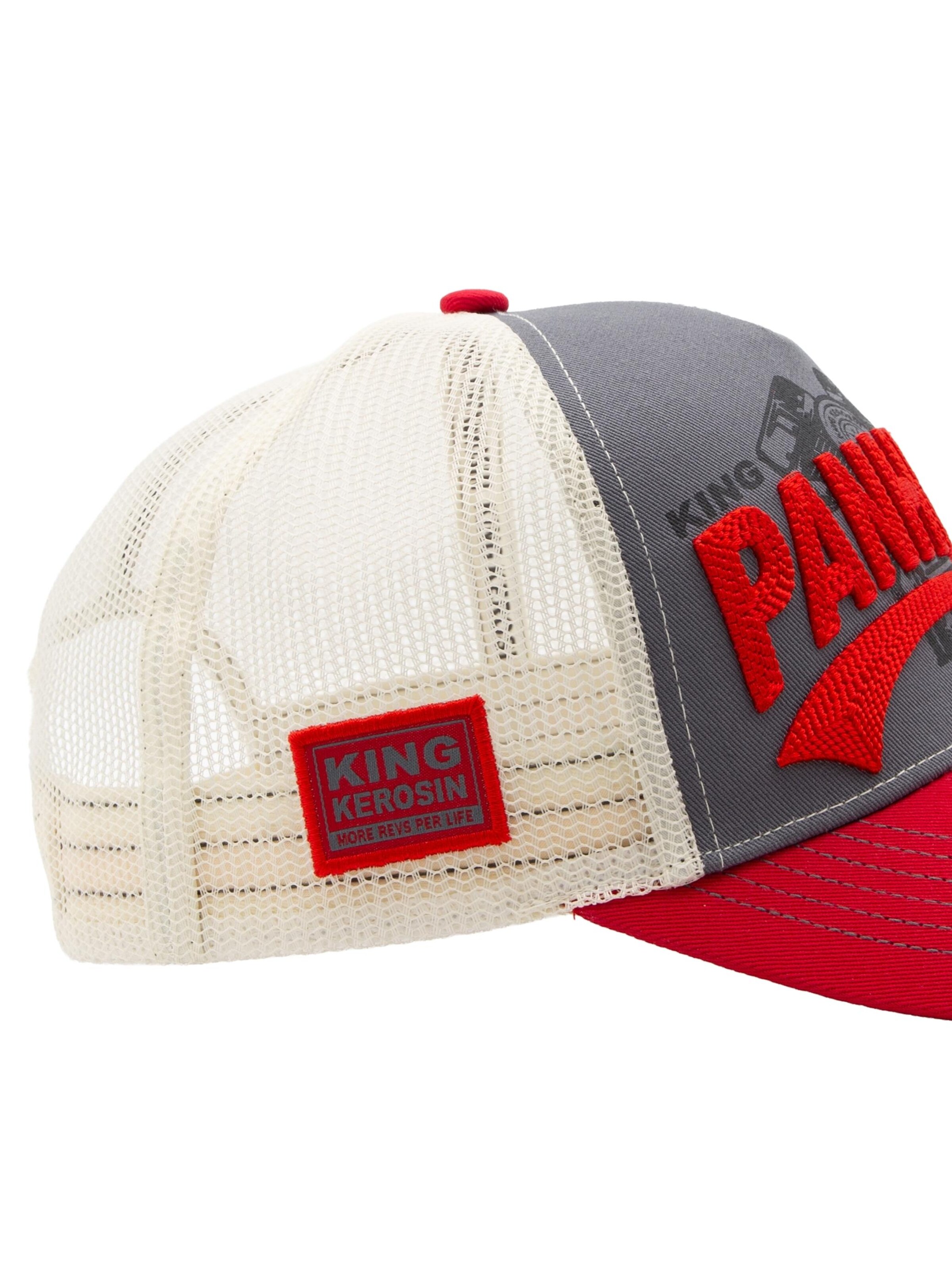 King Kerosin Cap 'Panhead' in Rot