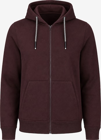 BRAVE SOUL Sweatvest in Rood: voorkant