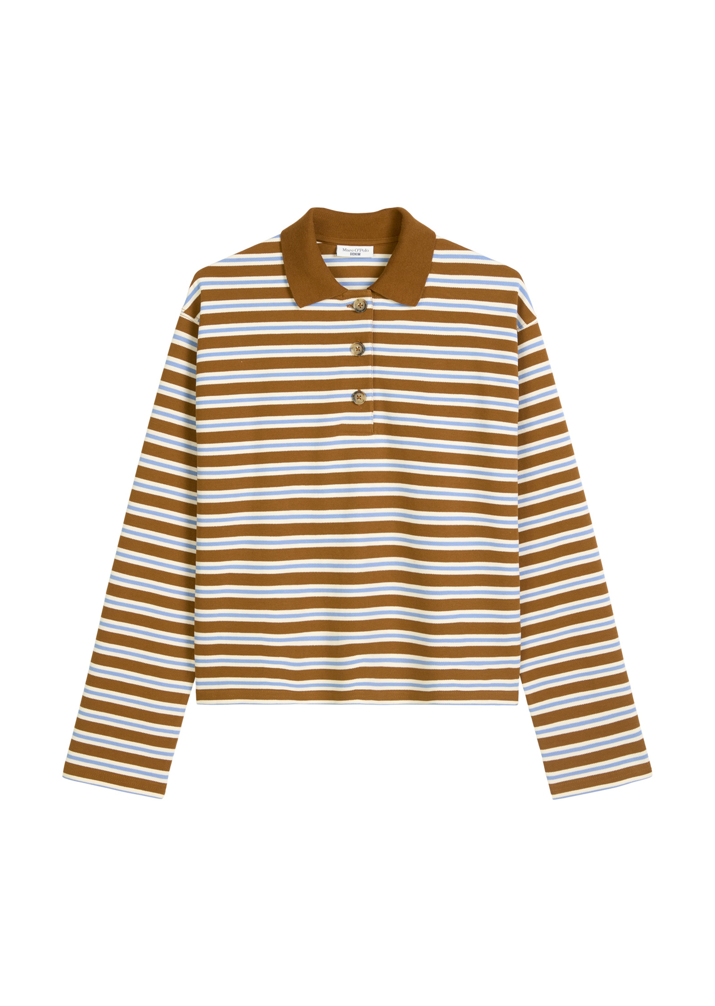 Marc O'Polo DENIM Shirt in Bruin: voorkant