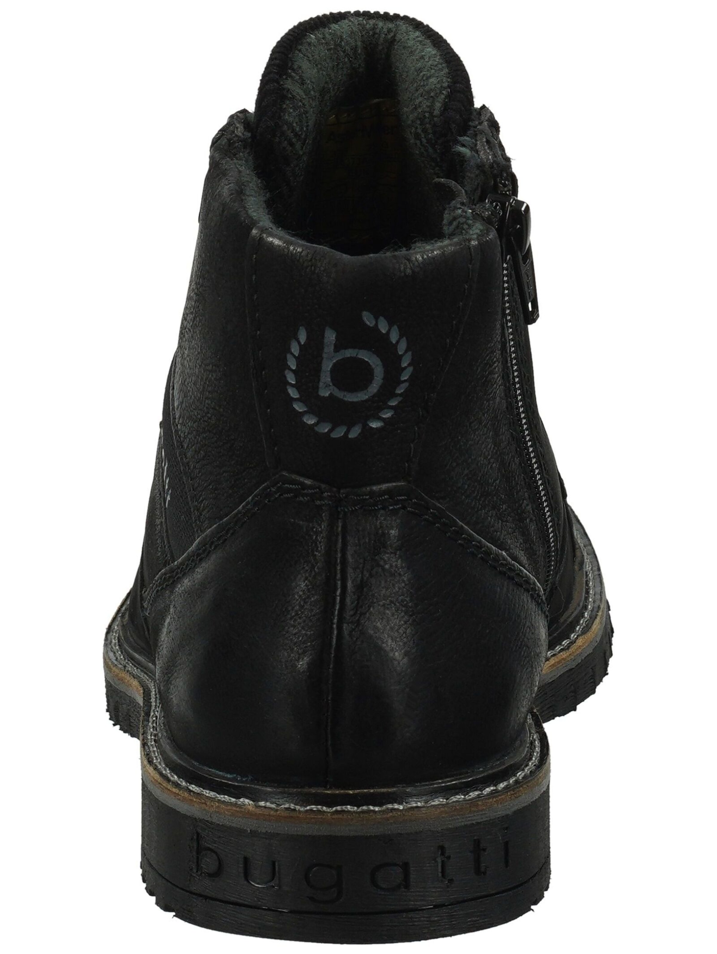 bugatti Schnürboots 'Caj' in Schwarz