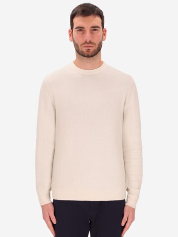Distretto12 Trui in Beige: voorkant