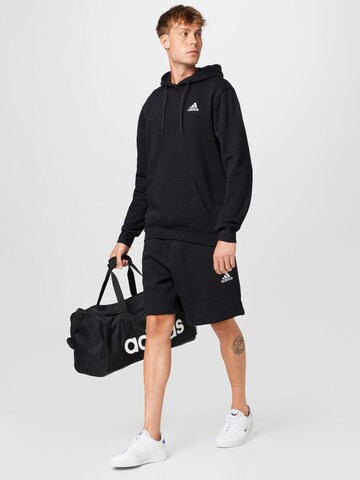 ADIDAS SPORTSWEAR - Regular Calças de desporto 'Stadium Fleece Recycled Badge Of' em preto