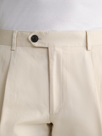 JOOP! Loosefit Bundfaltenhose 'Randar' in Beige