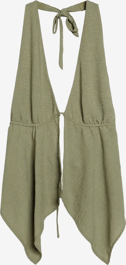 Bershka Toppi koossa XS värissä khaki, Tuotenäkymä