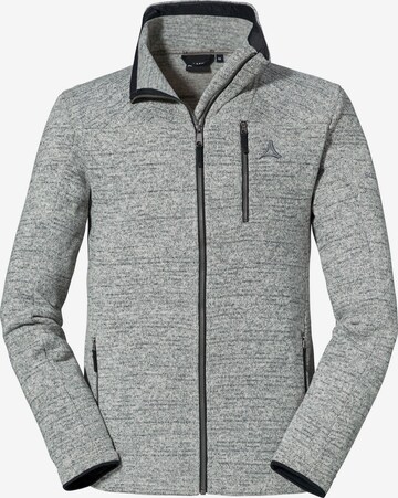 Schöffel Athletic Fleece Jacket 'Awatea' in Grey: front