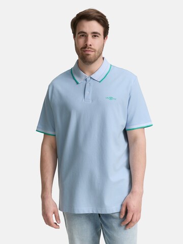 T-Shirt TOM TAILOR Men + en bleu : devant