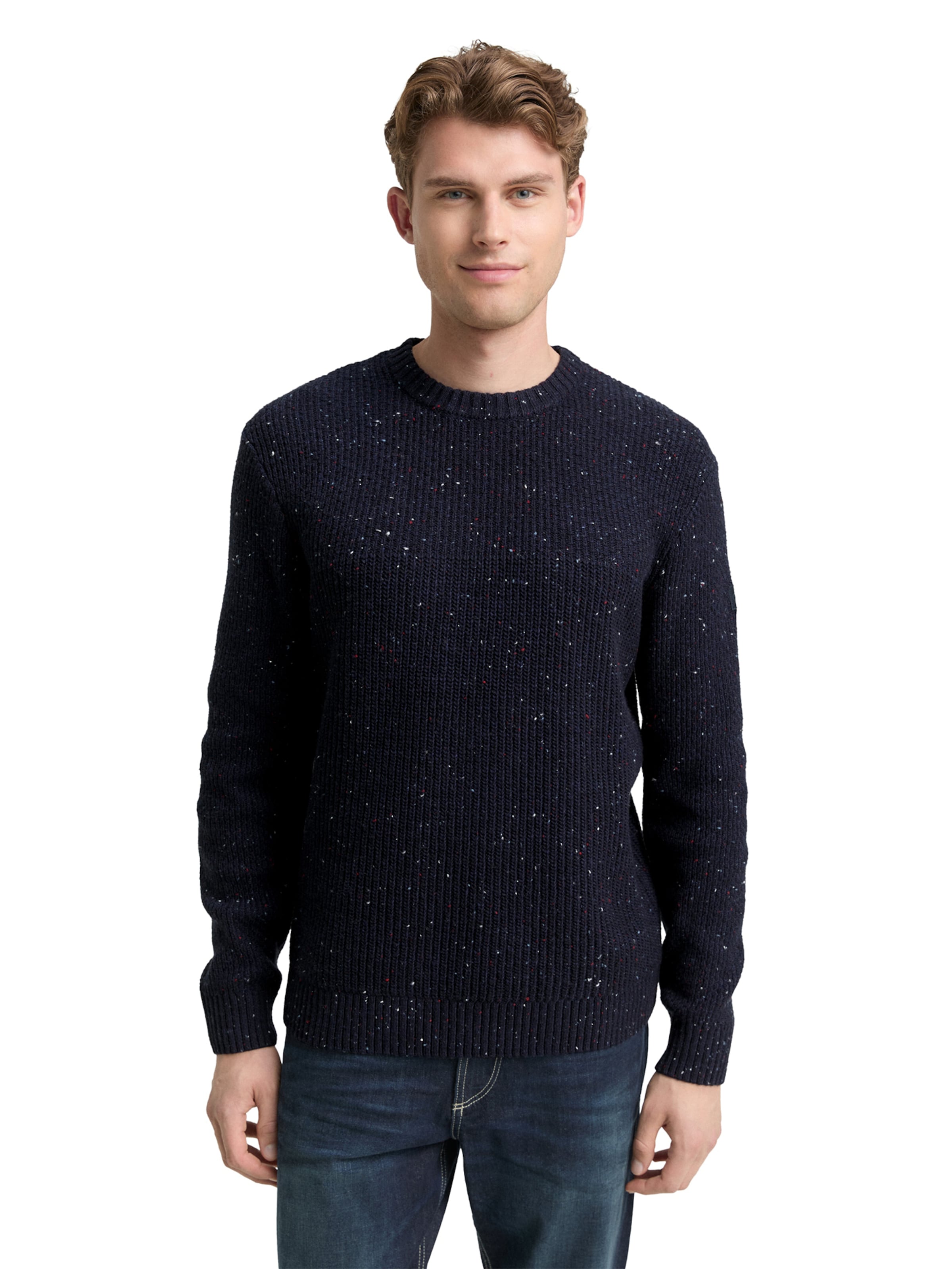TOM TAILOR Sweater in Blue: front